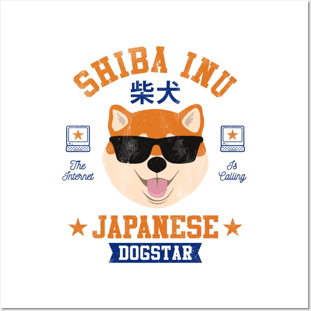 Shiba Inu ✅ - Japanese Dogstar Wall Art by Sachpica